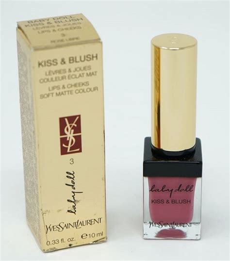 ysl baby doll kiss and blush|YSL lip and cheek stain.